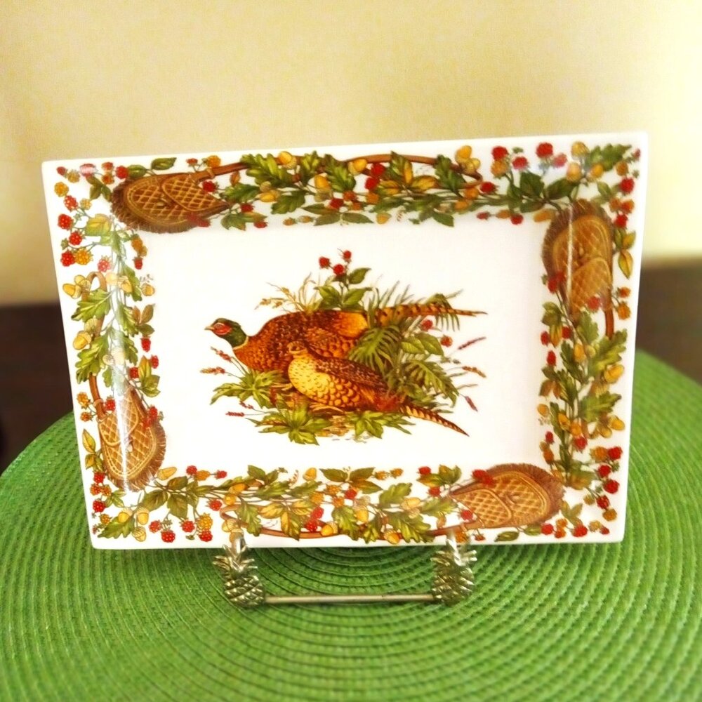 Possible presentation dish by Italian Gun Maker Pietro Beretta, lovely & signed